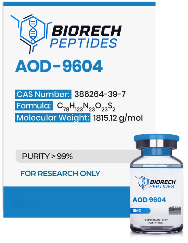 (🔥Fat loss) AOD 9604 (5mg) -10 Vials