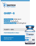 (💪 Recovery and Muscle-Building Support)GHRP-6 (5mg) - 10 Vials