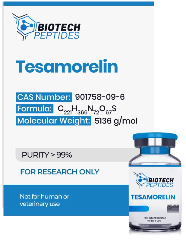 (🔥Reduce visceral fat) Tesamorelin Peptide (5MG & 10MG) -10 Vials